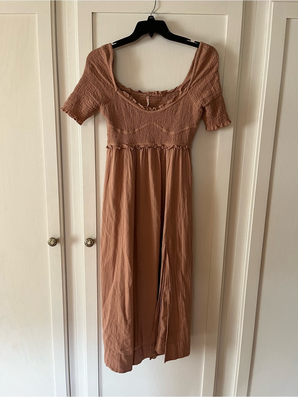 Free People Smocked Waist Midi Dress - Picture 2 of 5